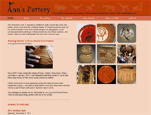 Tablet Screenshot of annspottery.com